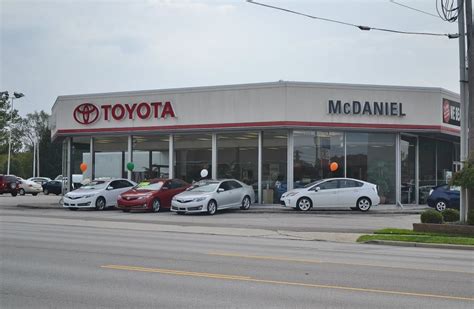 Mcdaniel toyota - See Toyota vehicles on sale from your Dublin Toyota dealerships. Get all the details on new Toyota hybrid prices in Dublin, OH, locate certified pre-owned Toyota trucks for sale or schedule a test drive near you. ... McDaniel Toyota. 1111 Mt. Vernon Avenue, Marion, OH, 43302 Today's Hours 8:00 AM to 6:00 PM Phone Number Sales (740) 389-2355 ...